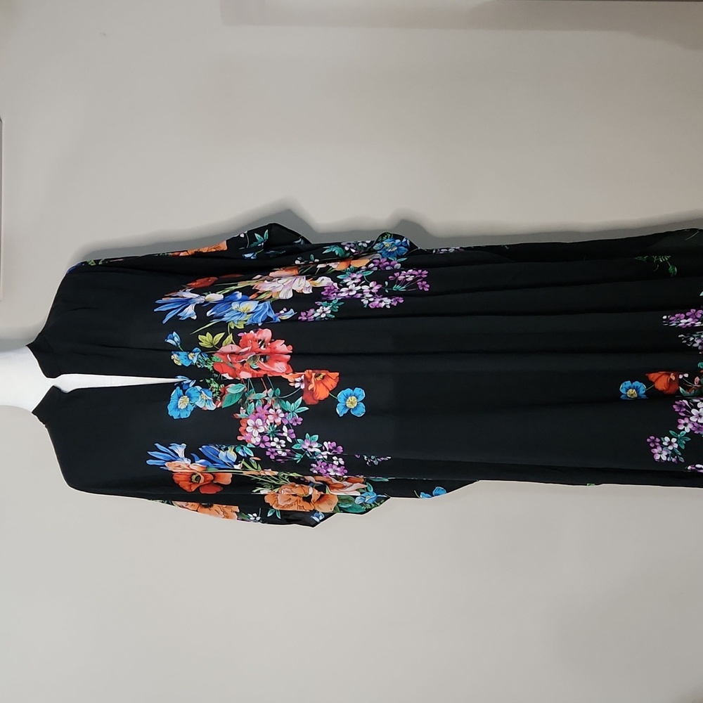 Nwt Johnny Was Floral Vneck Maxi Kaftan Dress